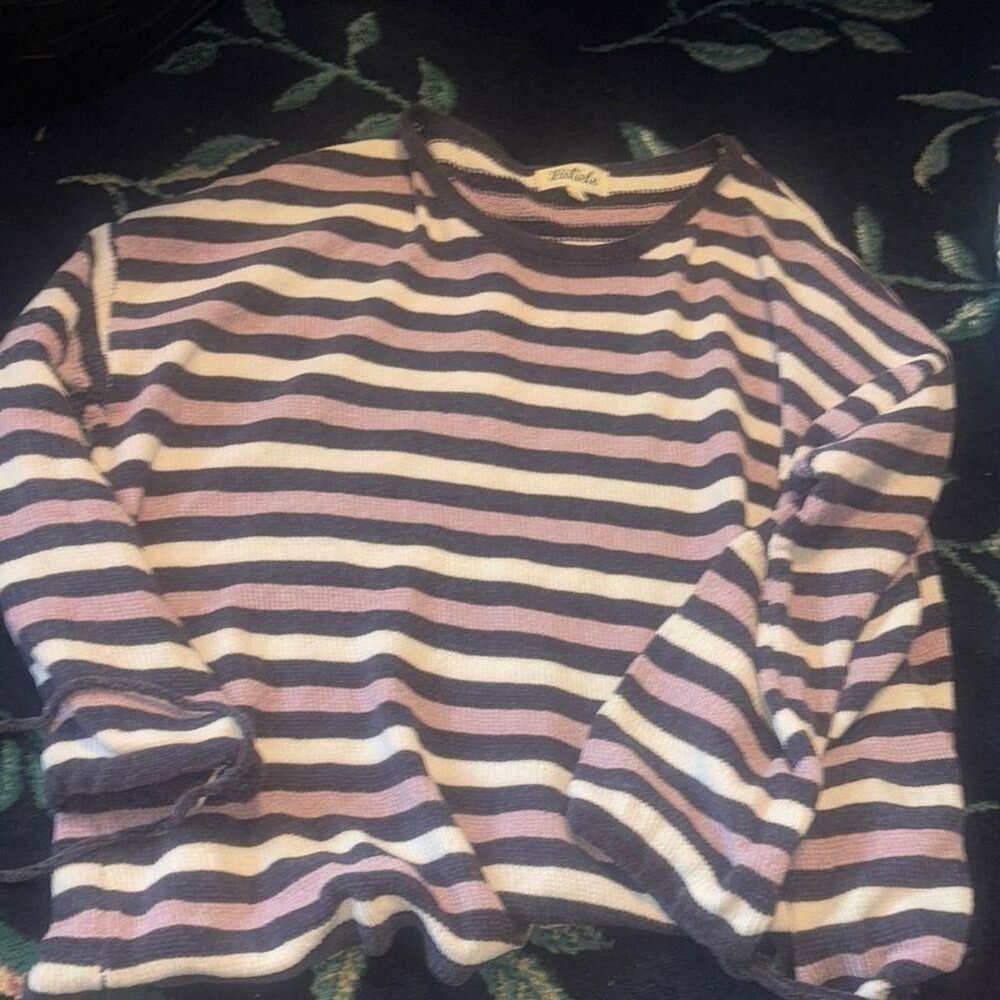 Unbranded Women's Purple and White Jumper